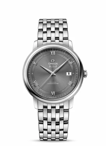 Omega De Ville Prestige Co-Axial 39.5 Stainless Steel / Vintage Grey / Bracelet 424.10.40.20.06.001 (42410402006001)